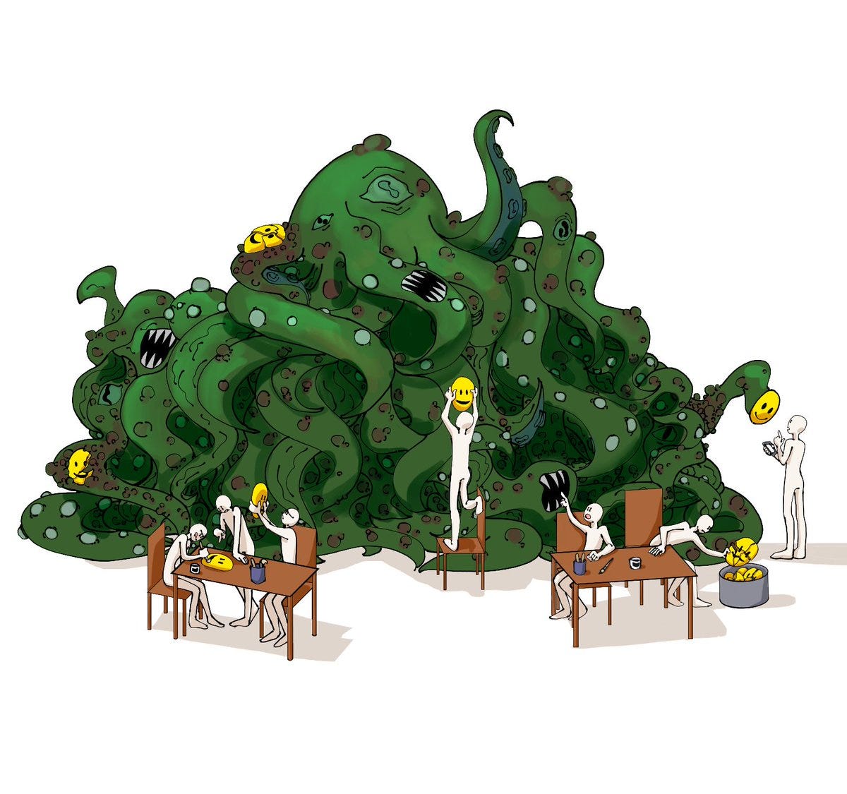 AI is a Shoggoth - by René Walter - GOOD INTERNET