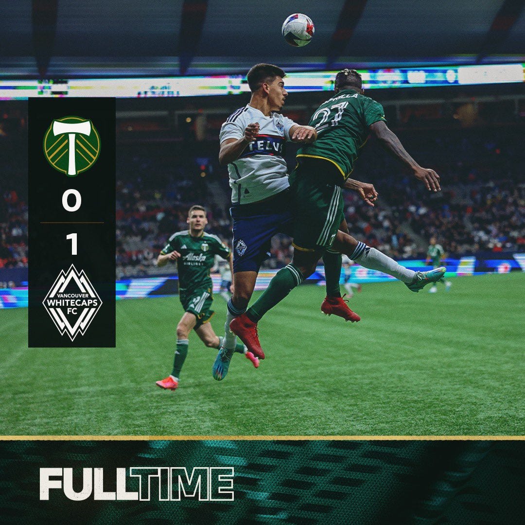 Evander, Timbers rise up against the Whitecaps, Sports