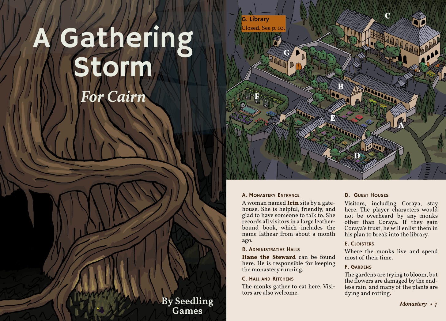 A new game: A Gathering Storm for Cairn