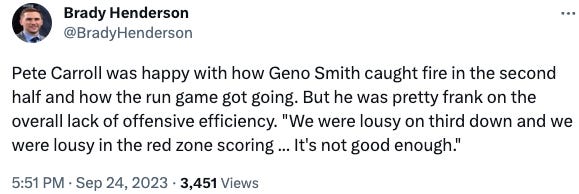 Angry Geno Is Score 