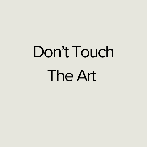 Don't Touch The Art  logo