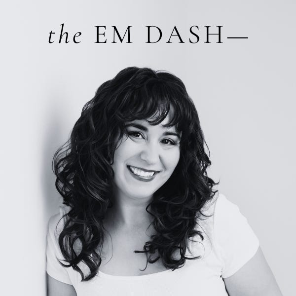 The Em Dash logo