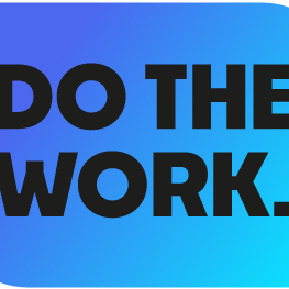 Doing the work logo