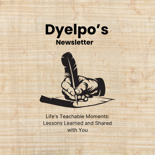 Dyelpo’s Newsletter