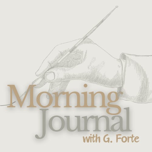 Morning Journal with G. Forte logo