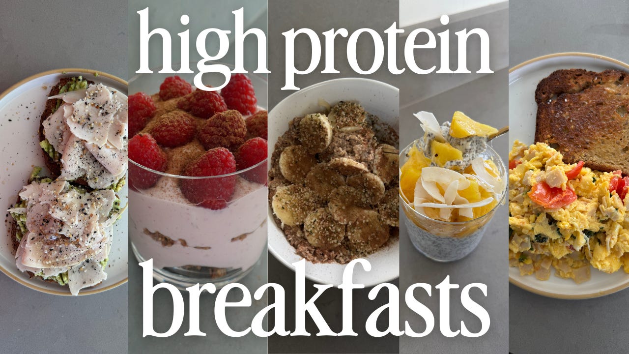 high protein low calories breakfast