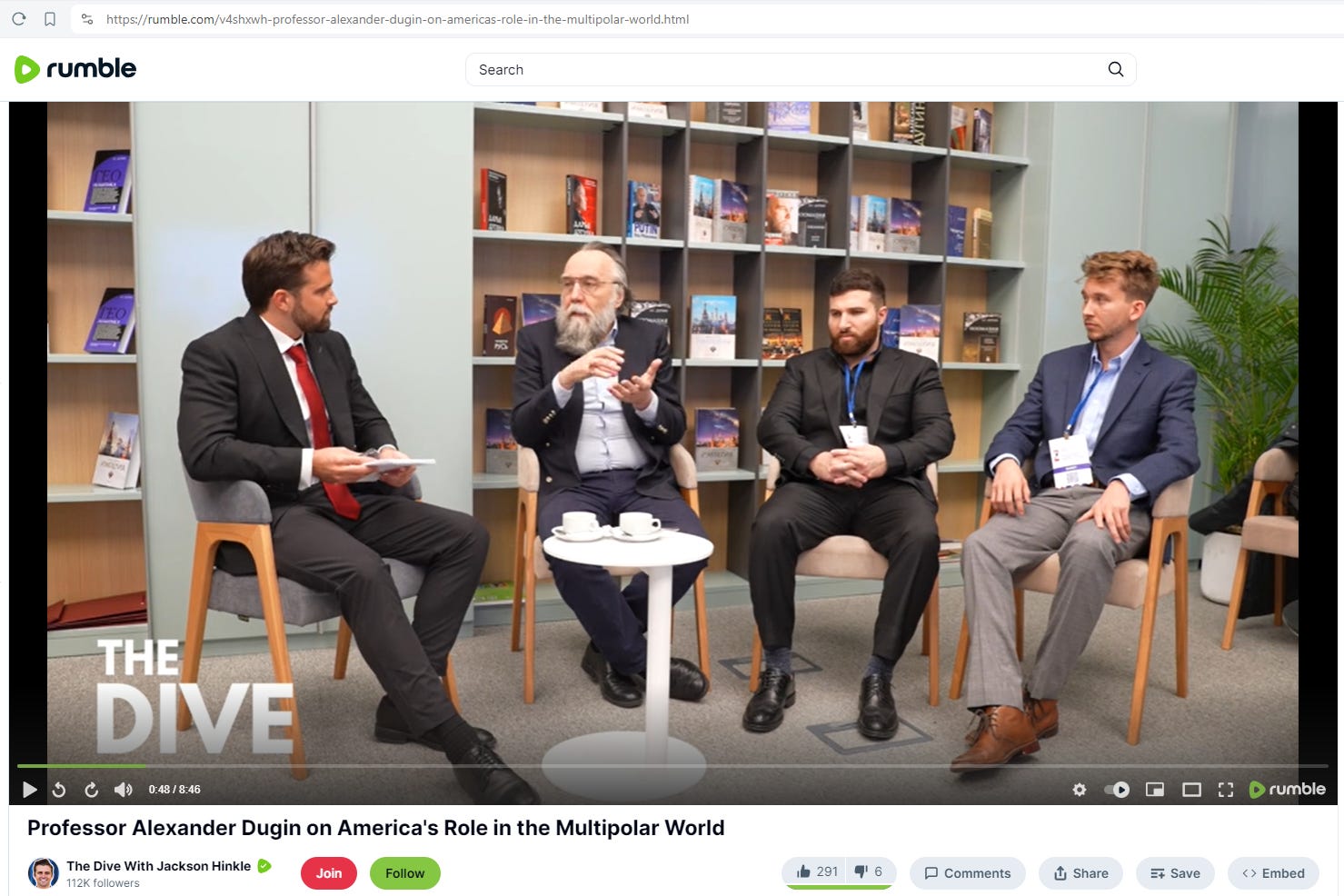 Jackson Hinkle and Aleksandr Dugin