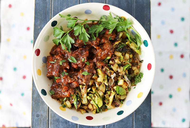 No. 274 Feeding the Boys Pot Roast, Brussels Sprouts & Yukon Gold