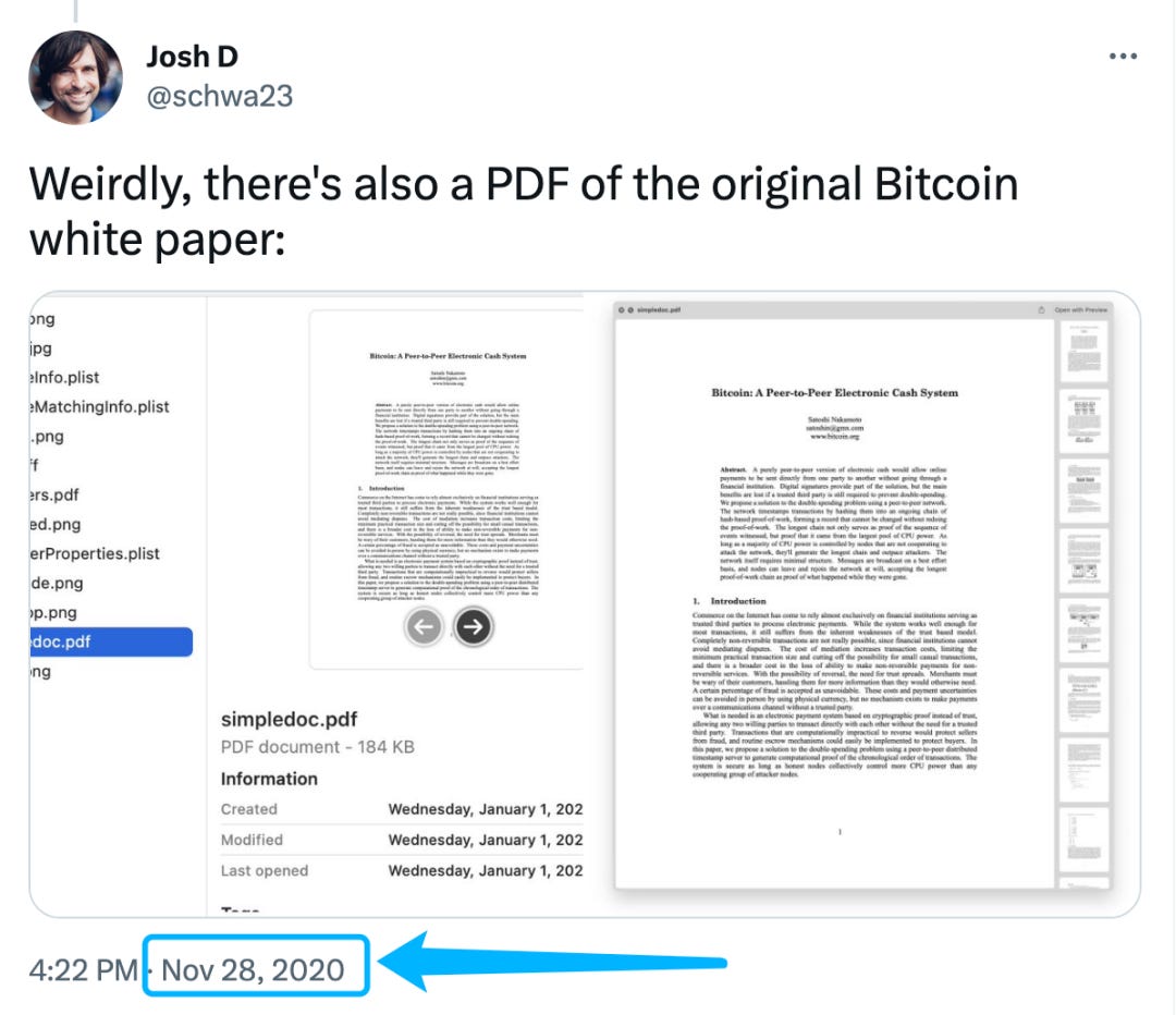 苹果电脑惊现比特币白皮书，乔布斯会是中本聪吗？ - LIU JIAOLIAN
