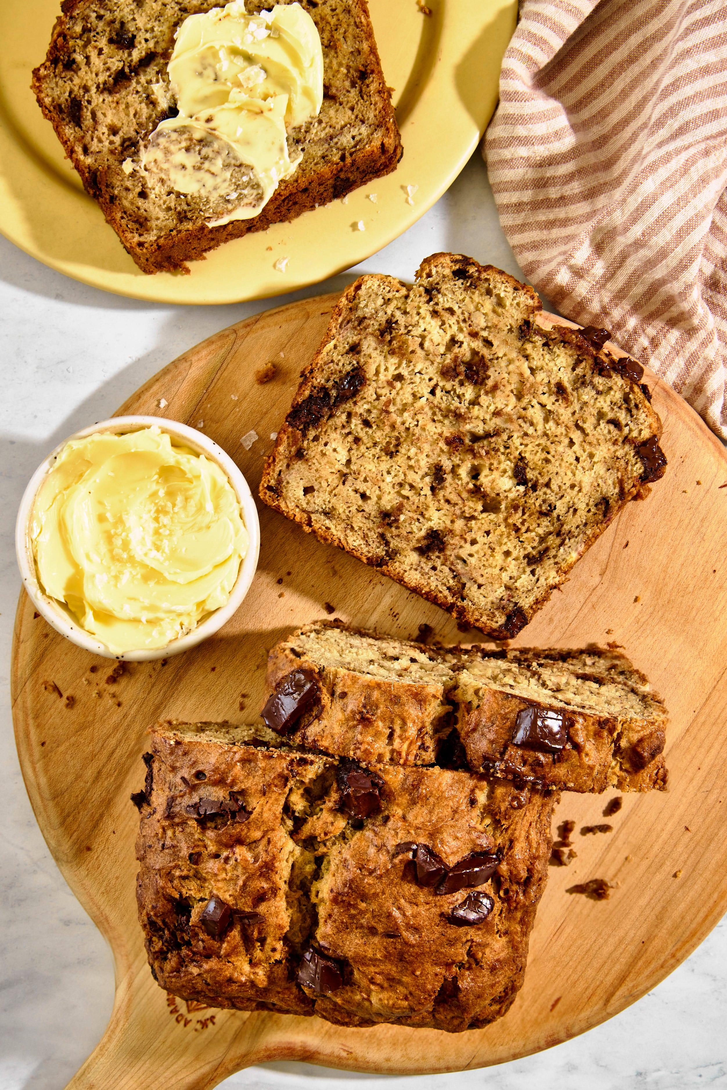 sweet bread with chocolate chips