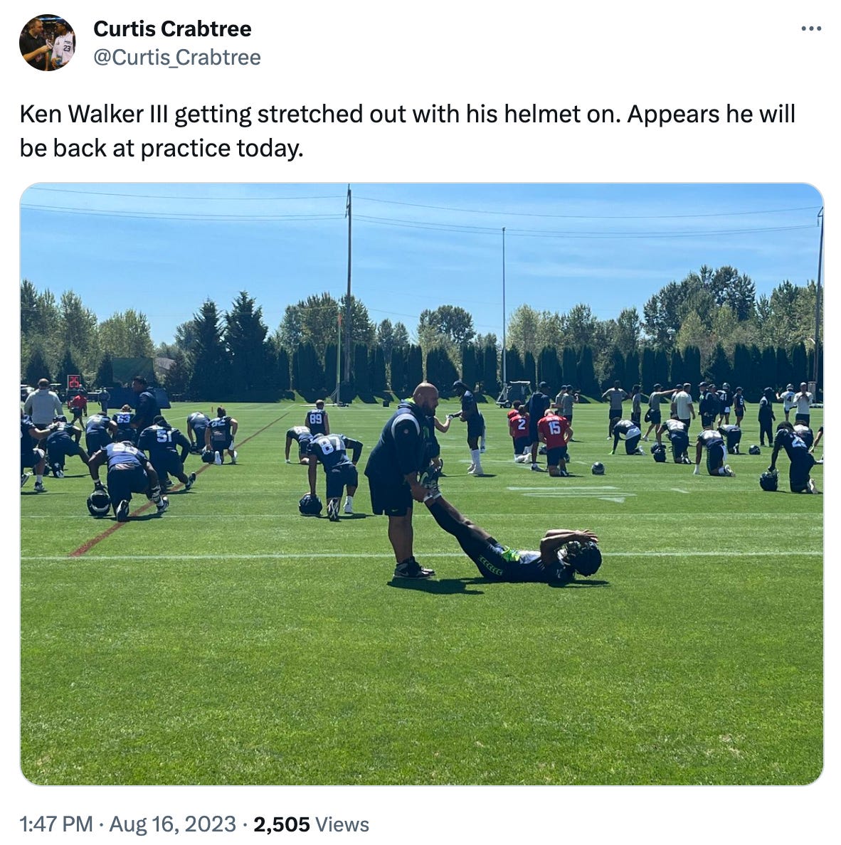 Seahawks rookie Stone Forsythe making most of reps with No. 1 offense