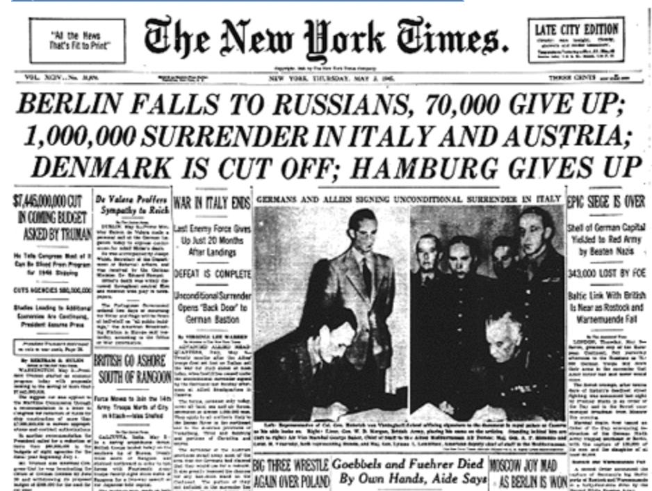 VE Day: When America Cheered Russia