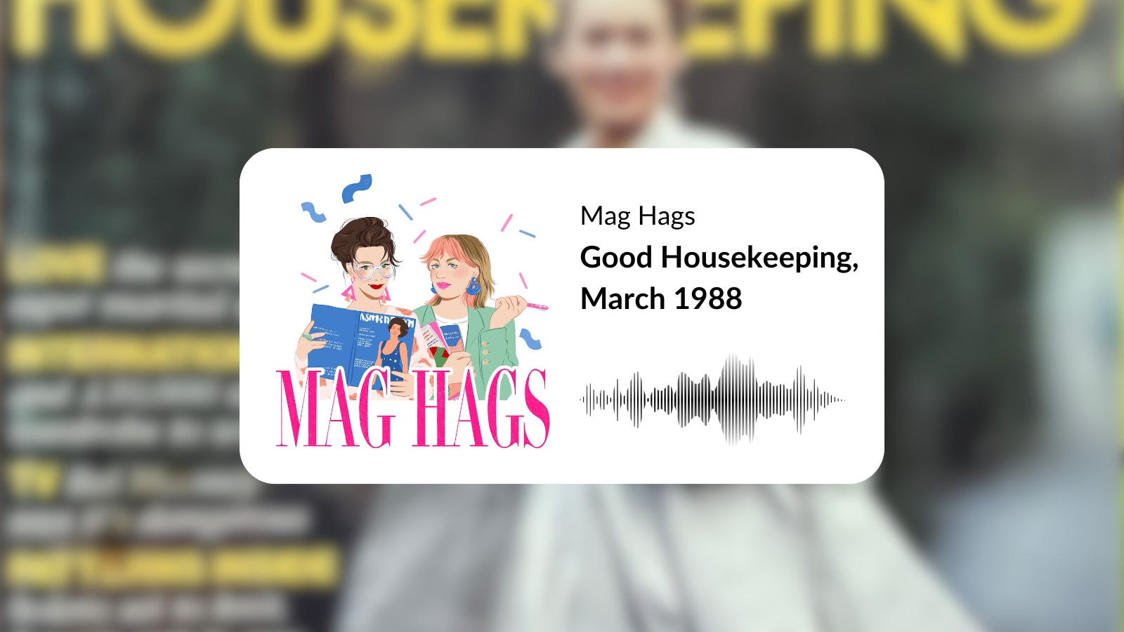 Transcript Good Housekeeping, March 1988