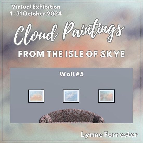 Cloud Paintings Virtual Exhibition Wall 5