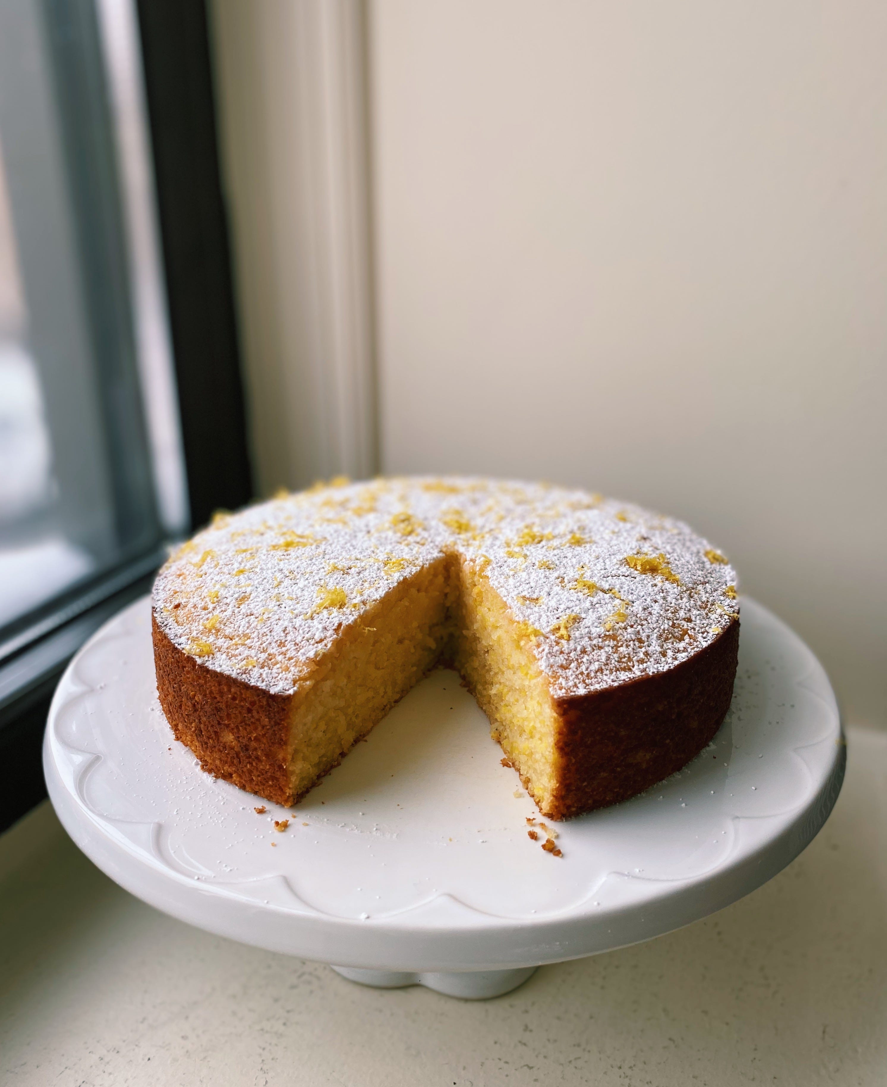Lemon Polenta Cake (Gluten free)
