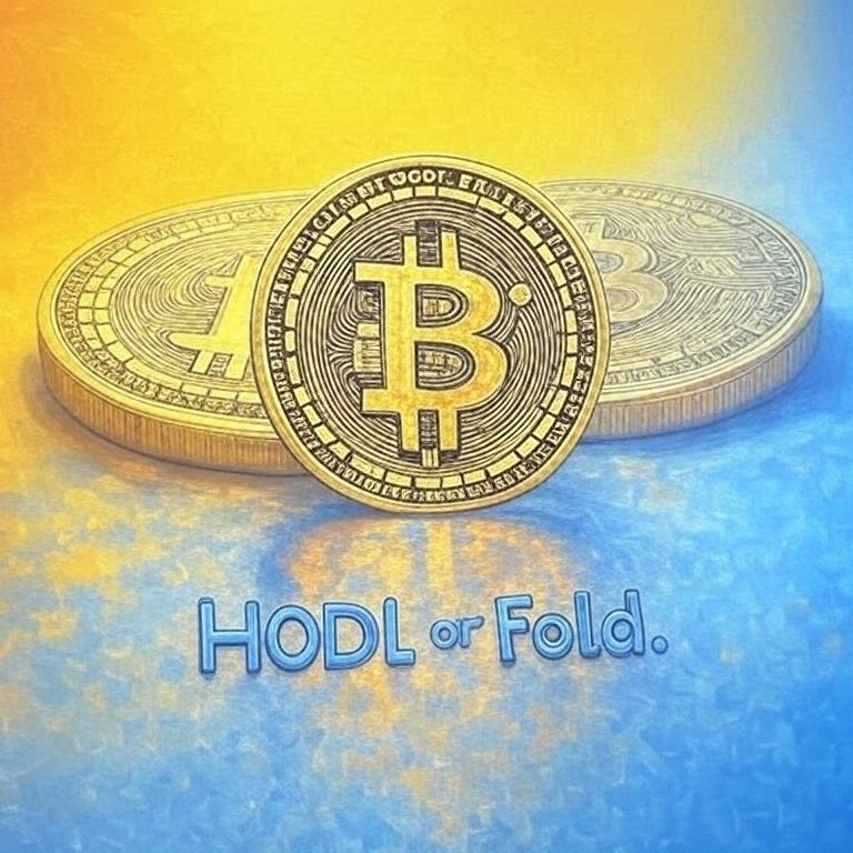 HODL or FOLD logo