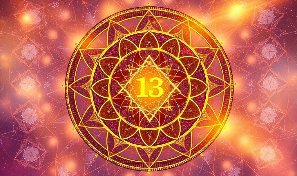 The Sacred Geometry of 13 - by Salah-Eddin Gherbi