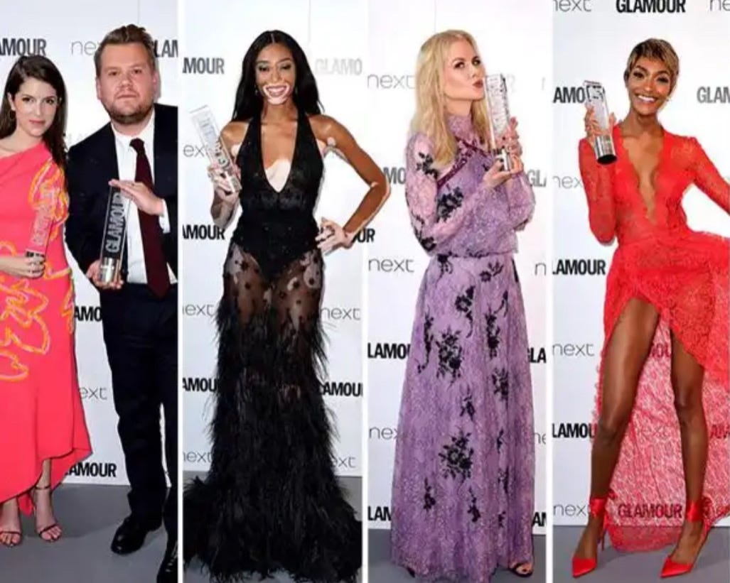 Our Top 5 Glamour Awards memories