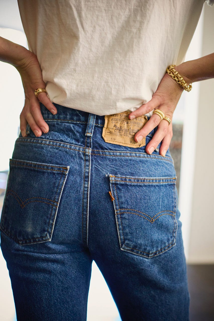 Fix that embarrassing hole in your denim jeans with iron on jeans