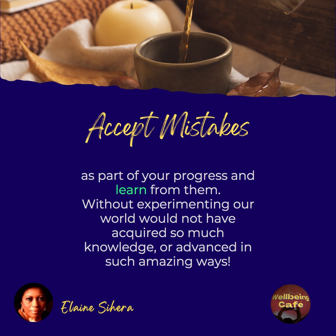 Making Mistakes is Part of Learning, …