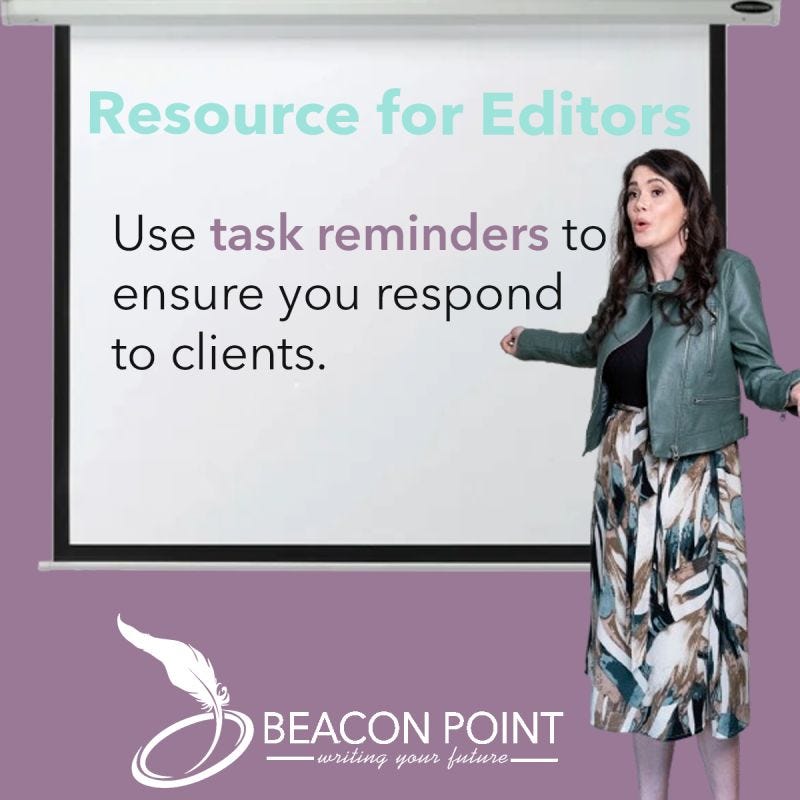 What Information Does an Editor Need?