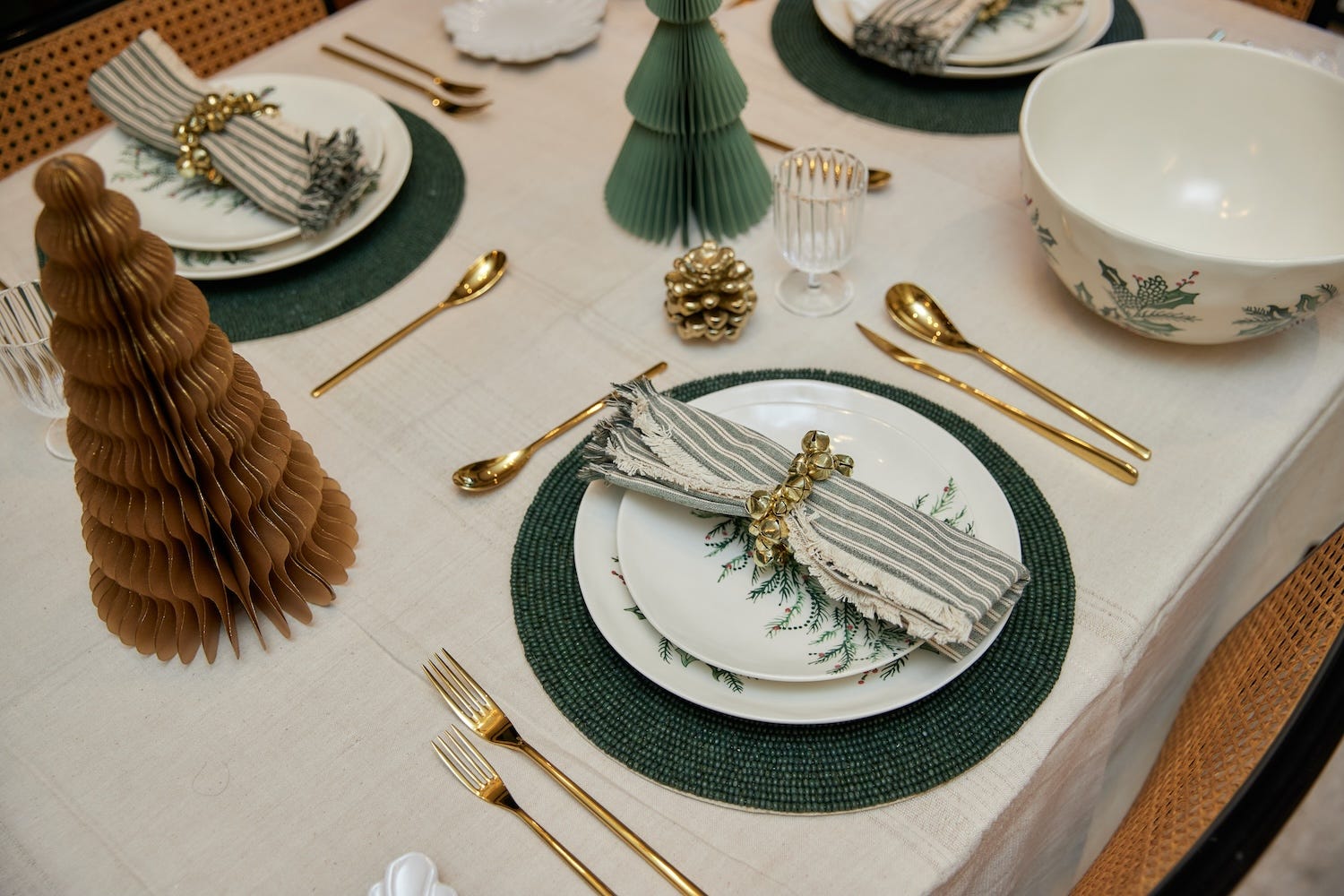 A Festive Holiday Table - by Grace Atwood