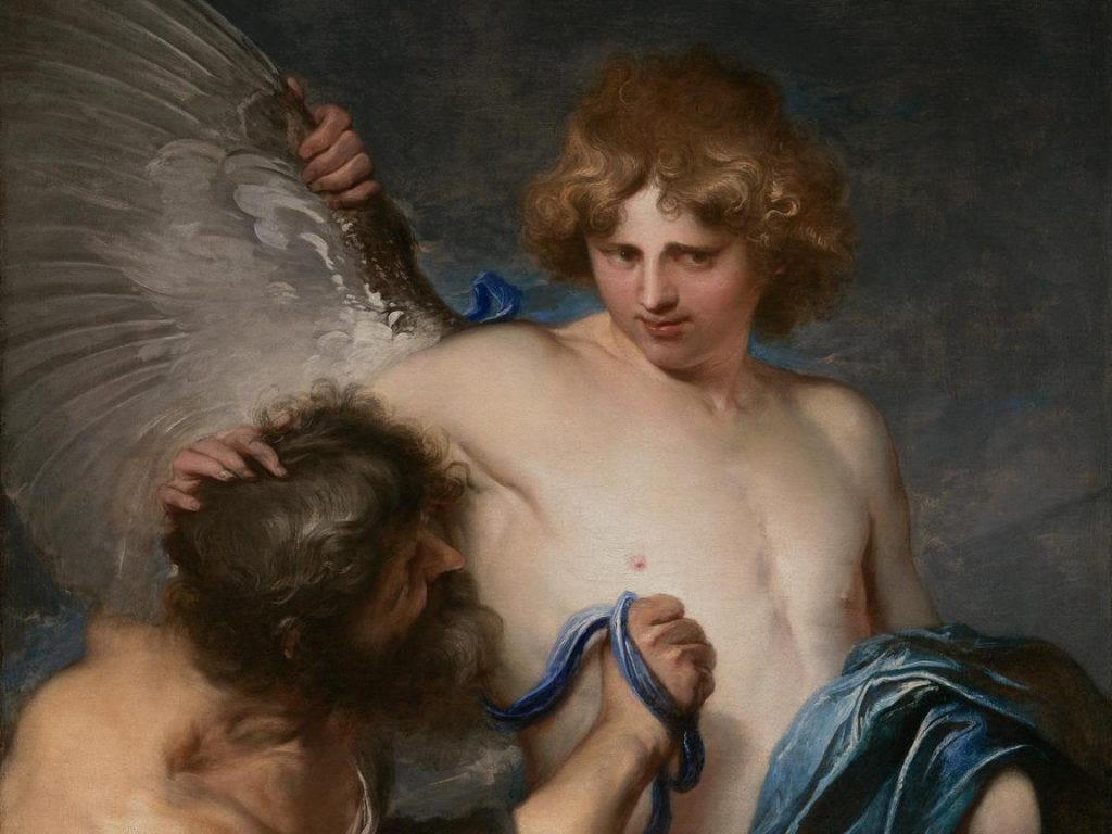 The Myth of Daedalus and Icarus: Fly Between the Extremes