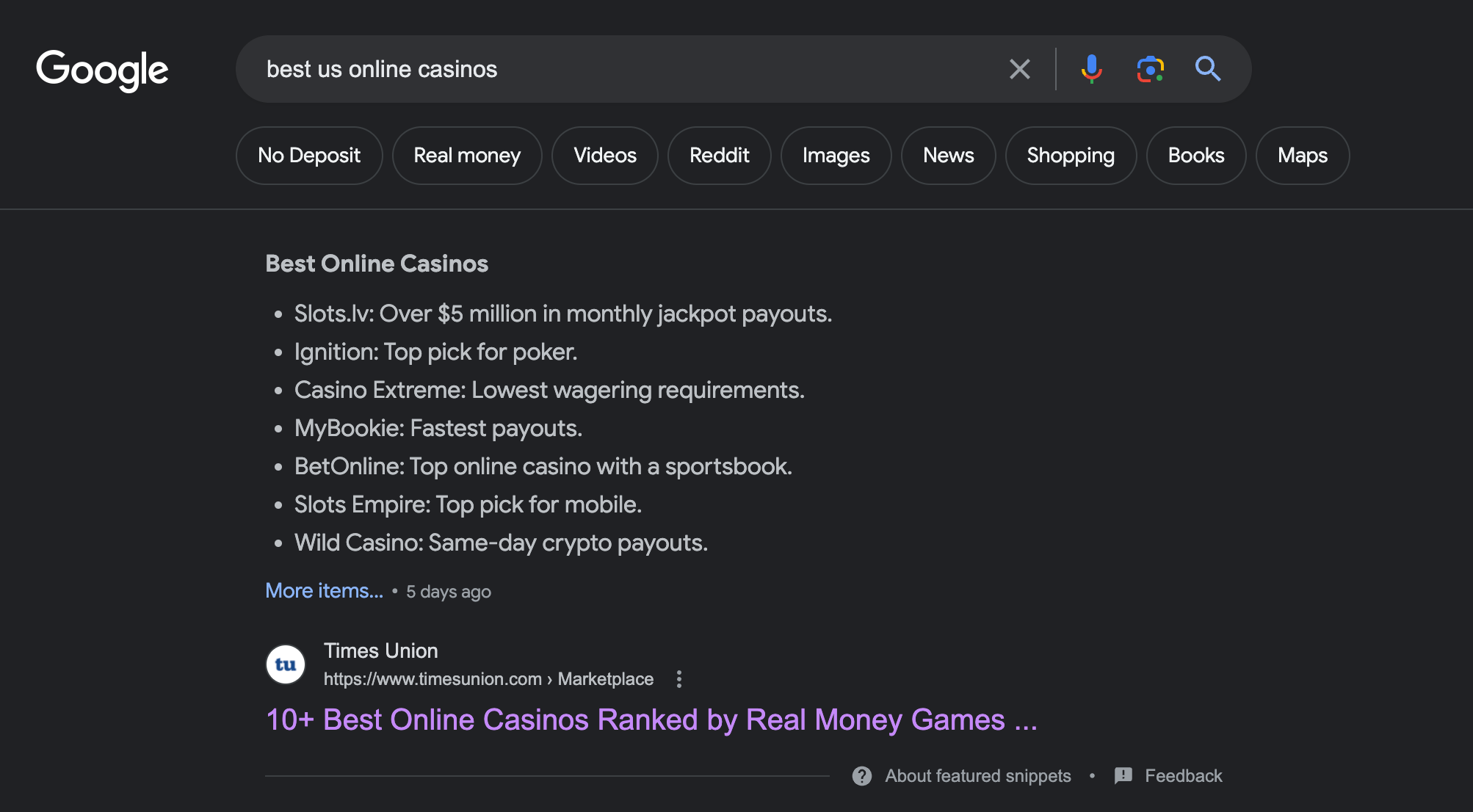 Mainstream US Newspapers Are Promoting Offshore Online Casinos