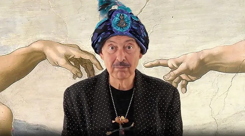 Need some humor? In 4 hours, Swami Beyondananda (aka Steve Bhaerman) will be doing a comedy show and Q and A on these troubled times.