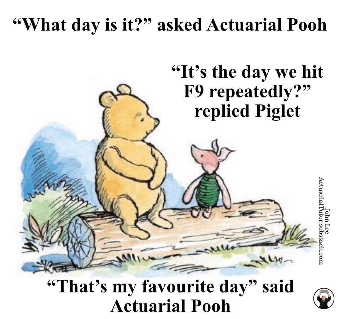 "What day is it?" asked Actuarial Pooh