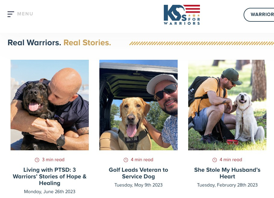 Warrior Journey - K9s for Warriors