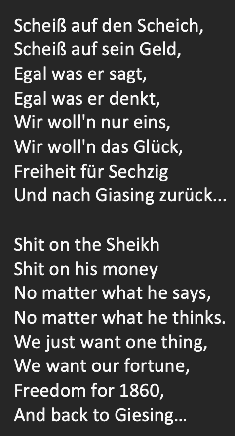 1860 Munich, the city's other club, are struggling to become noisy  neighbours, 1860 Munich