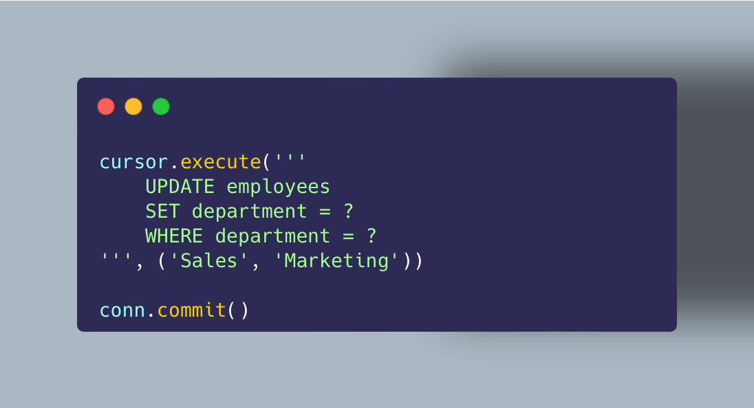 The Guide to Inserting, Updating, and Deleting Data in SQL with Python