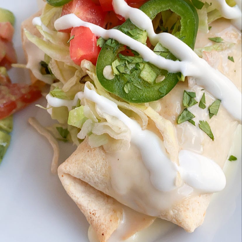 Crock-Pot Shredded Beef Chimichangas - Crock-Pot Ladies