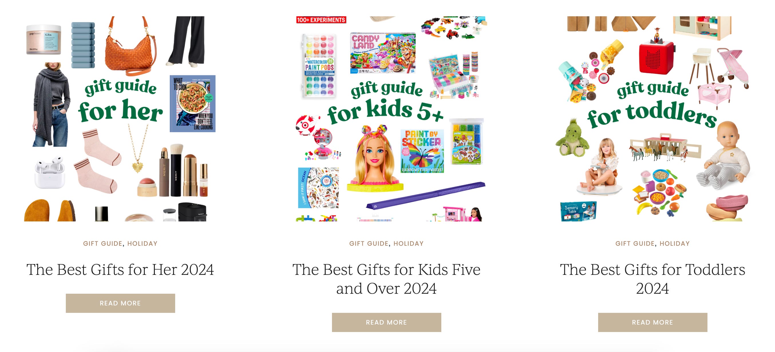 Gift guides are here and my bedtime is slowly way too late