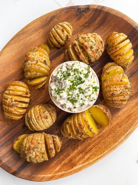 Mini Hasselback Potatoes - Damn Delicious