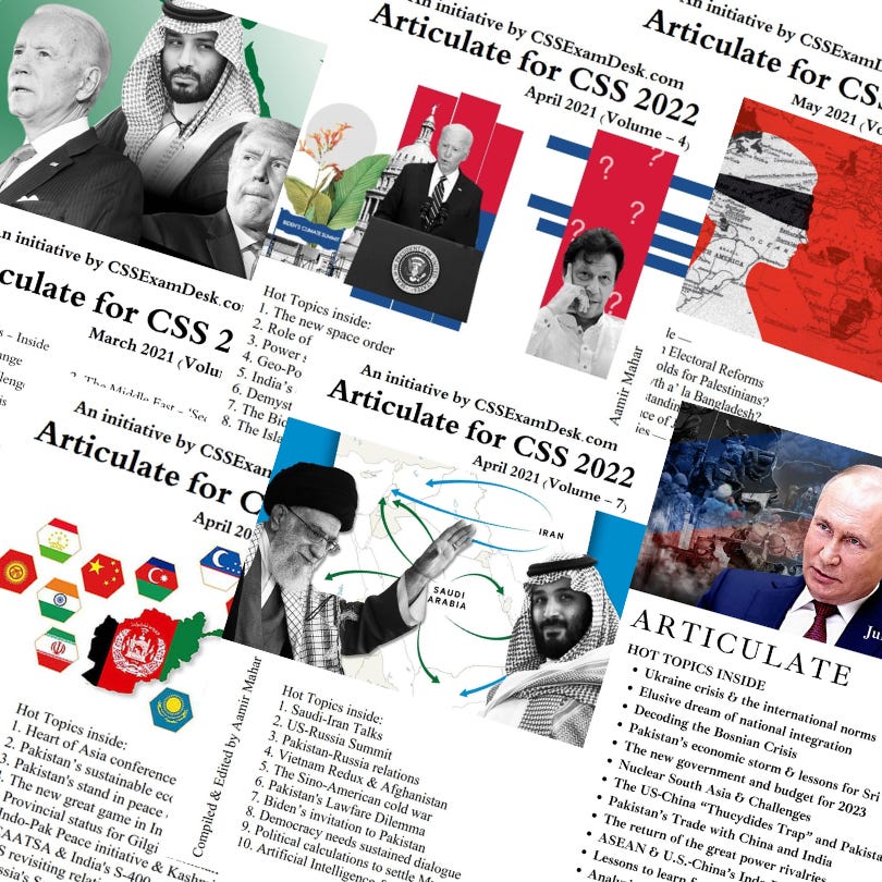 Articulate Magazines for CSS 2022 | Download in PDF Format | CSS Exam Desk