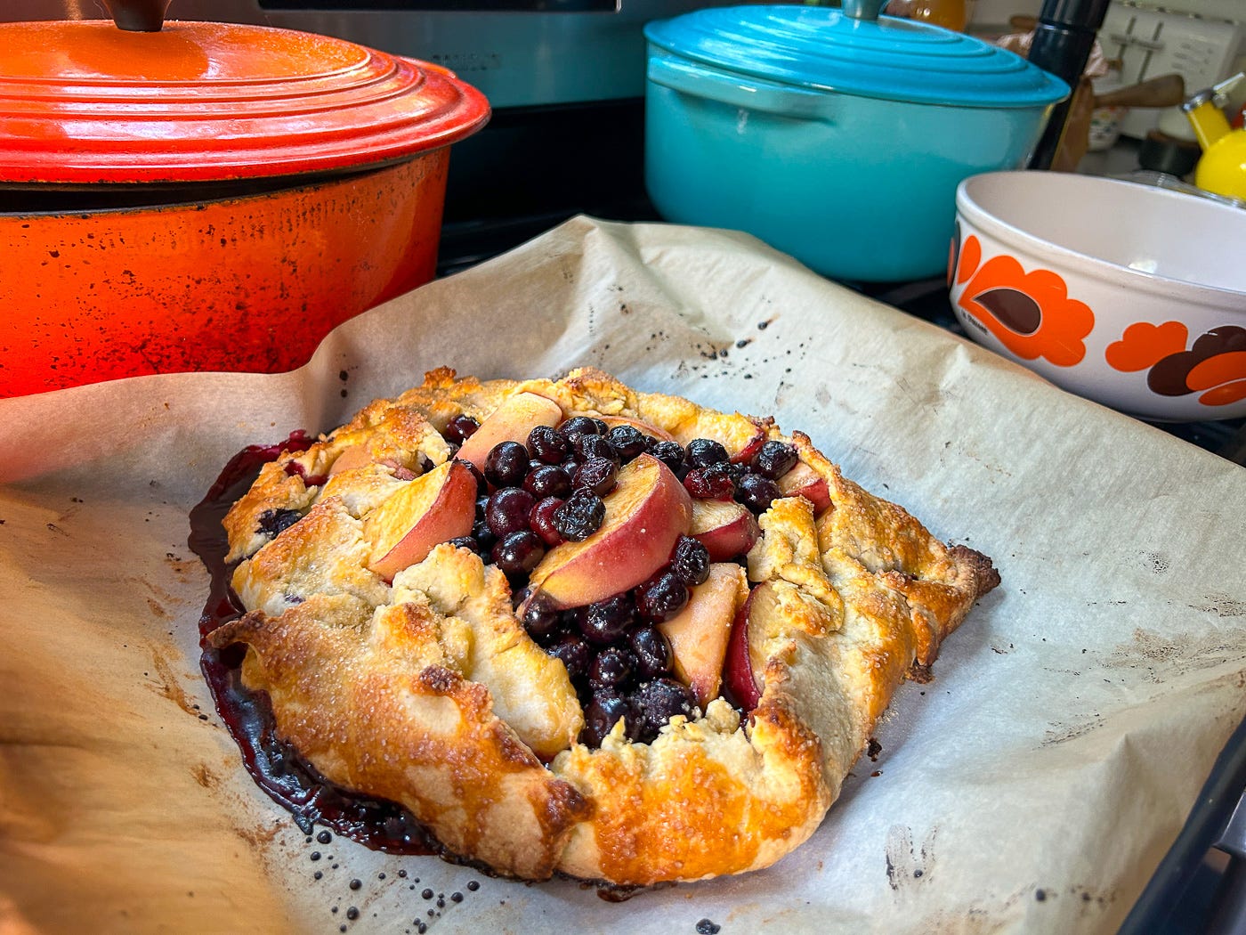 Nectarine and Blueberry Galette Recipe - NYT Cooking