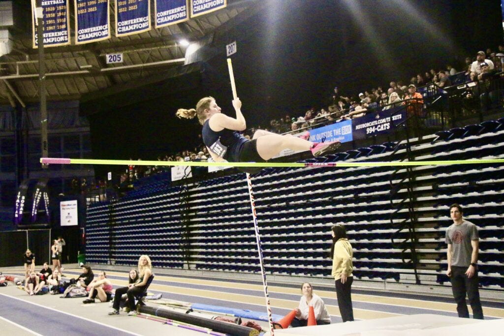 Bozeman Track Club Indoor Meet Wilson Schmidt’s PR nips