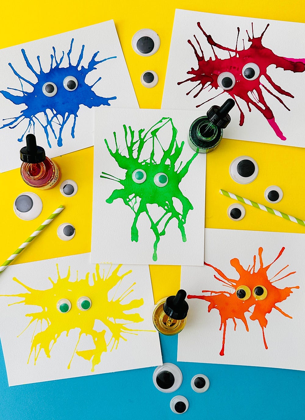 Halloween Art Projects : Puffy Halloween Art – Fun Littles