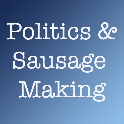 Artwork for Politics and Sausage Making by Mark Strand
