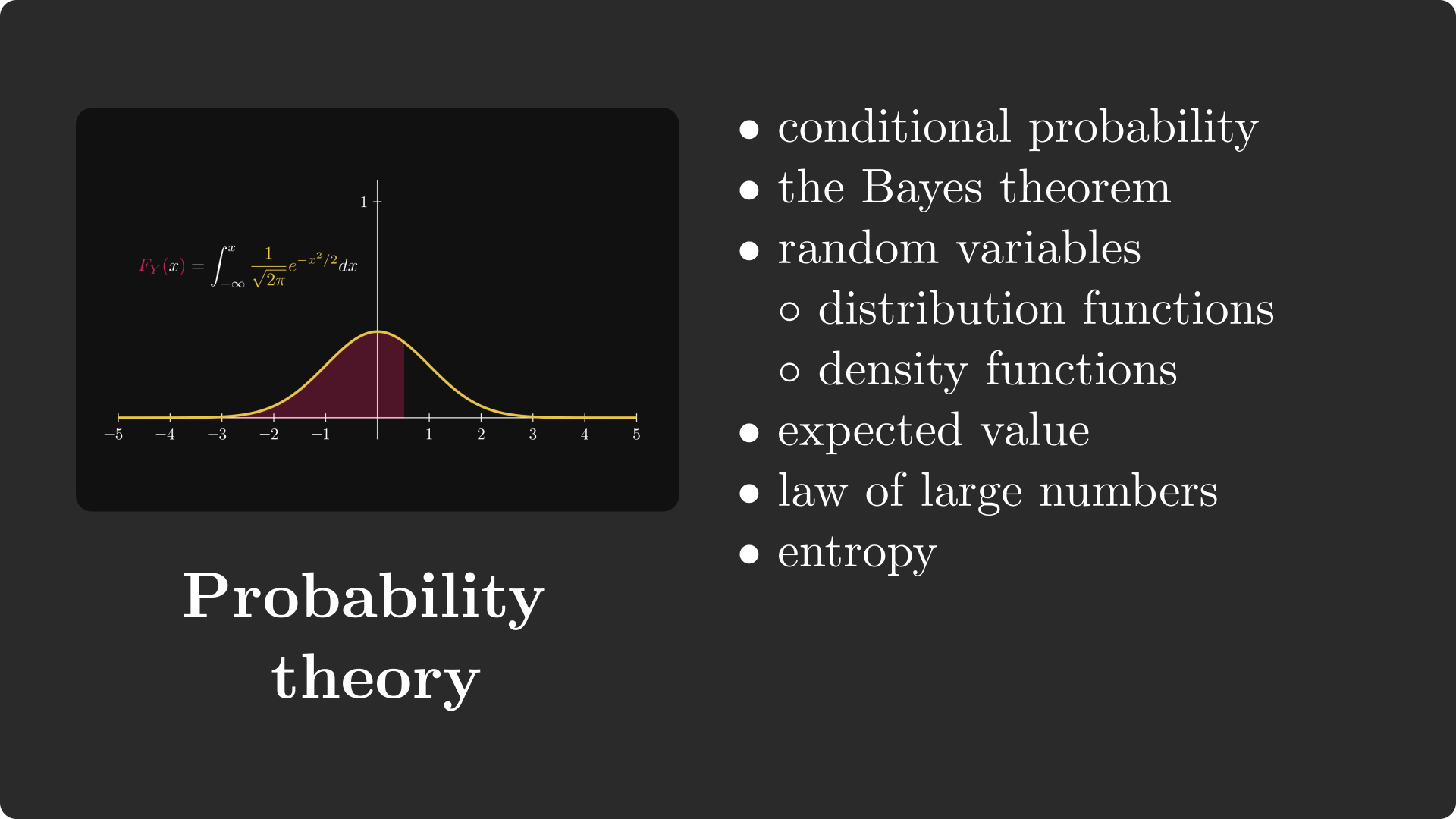 Probability Overview