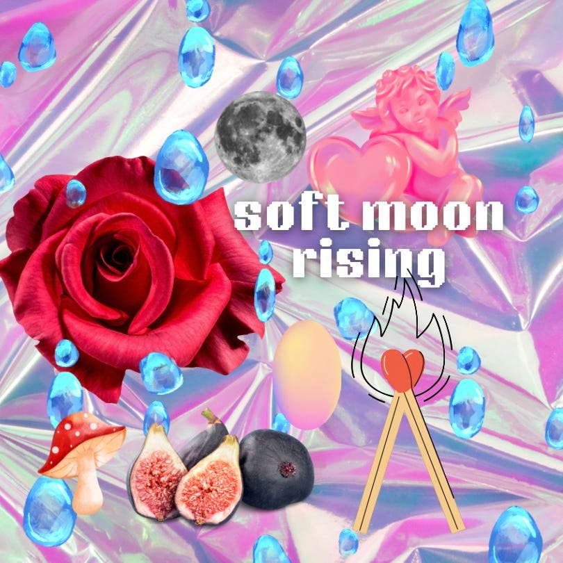 soft moon rising