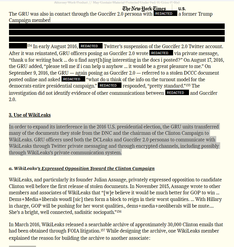 Julian Assange in contact with Russian Military Intelligence