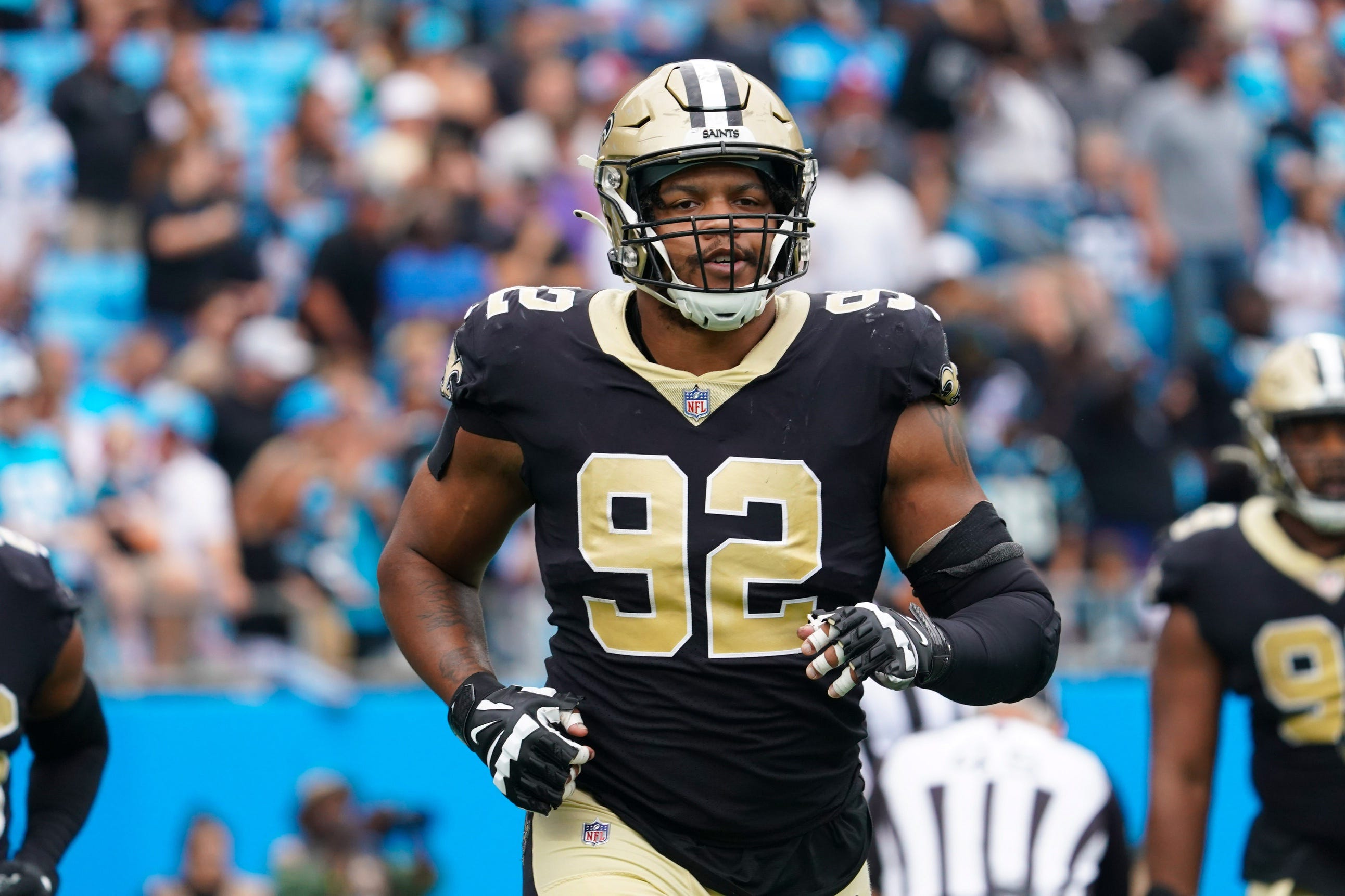 Saints DE Marcus Davenport is PFF's best NFL pass rusher, when healthy