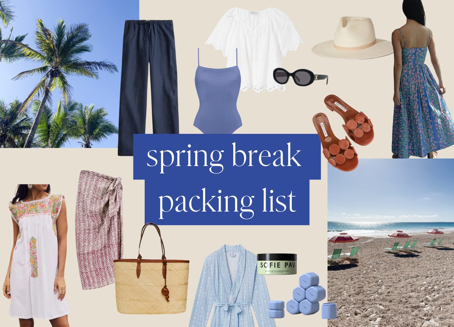 Beach Vacation Packing List for Her - by Nan Philip
