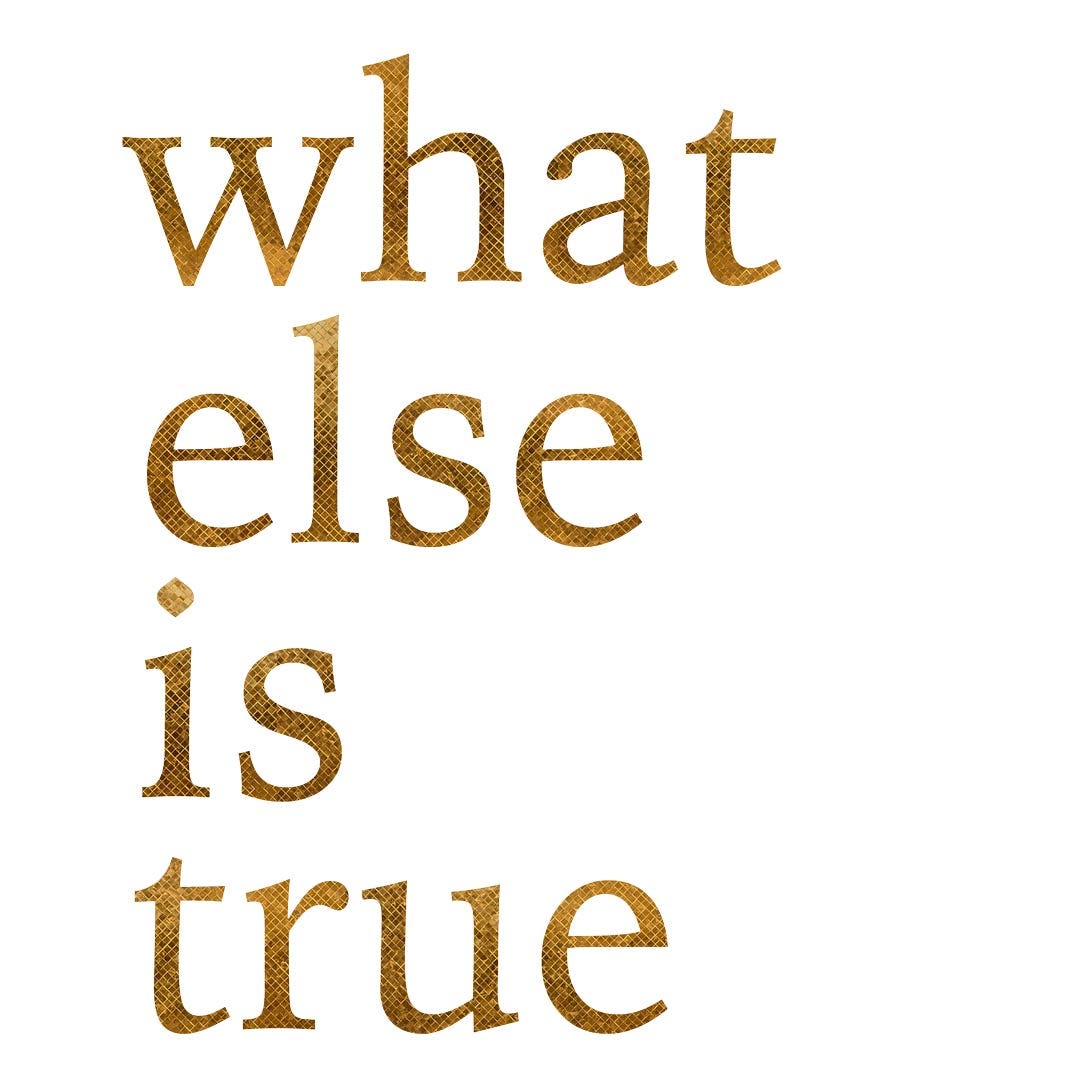 Artwork for what else is true