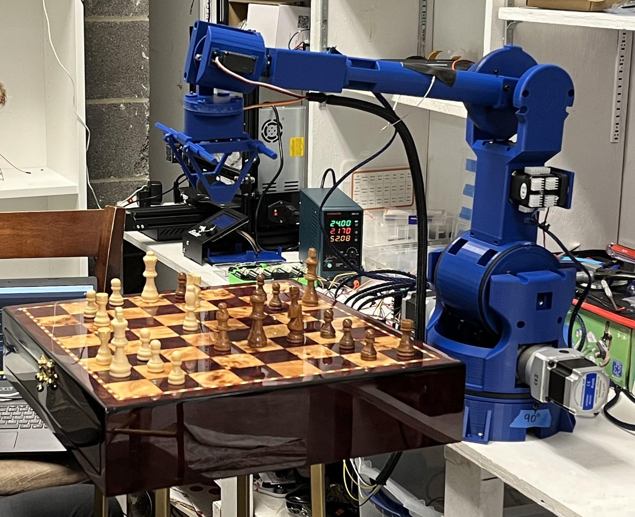 Chess Playing Robot Arm That Will Beat You!