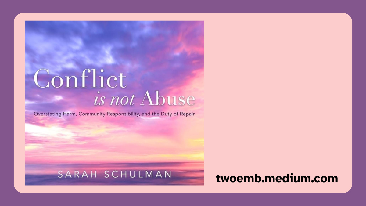 Book Review: Conflict is Not Abuse - by Jillian Enright