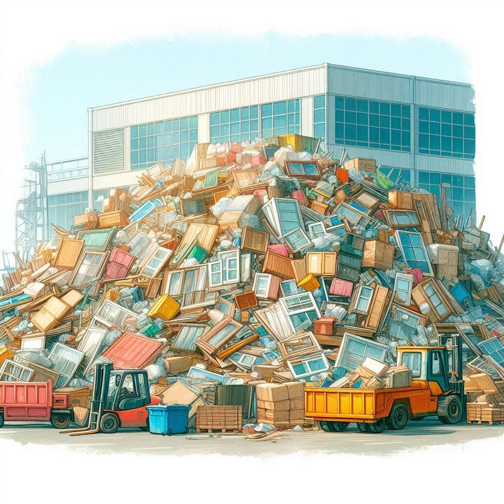 Waste In The Building Industry - By Pyline